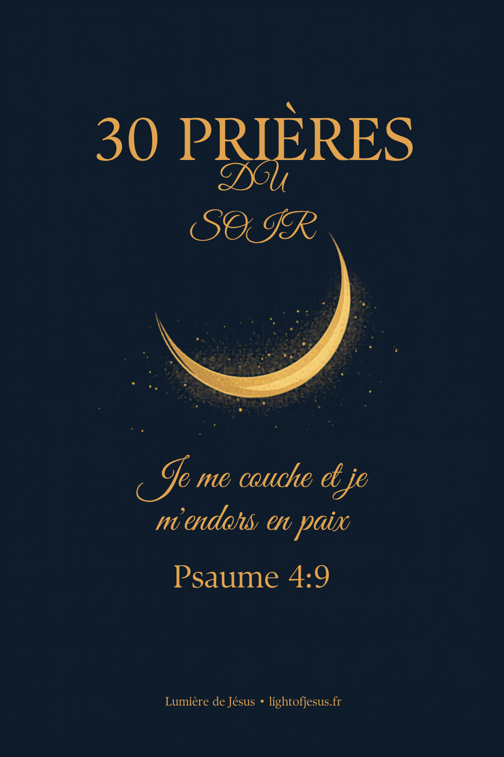 Prières du Soir - Dévotionnel 30 Jours