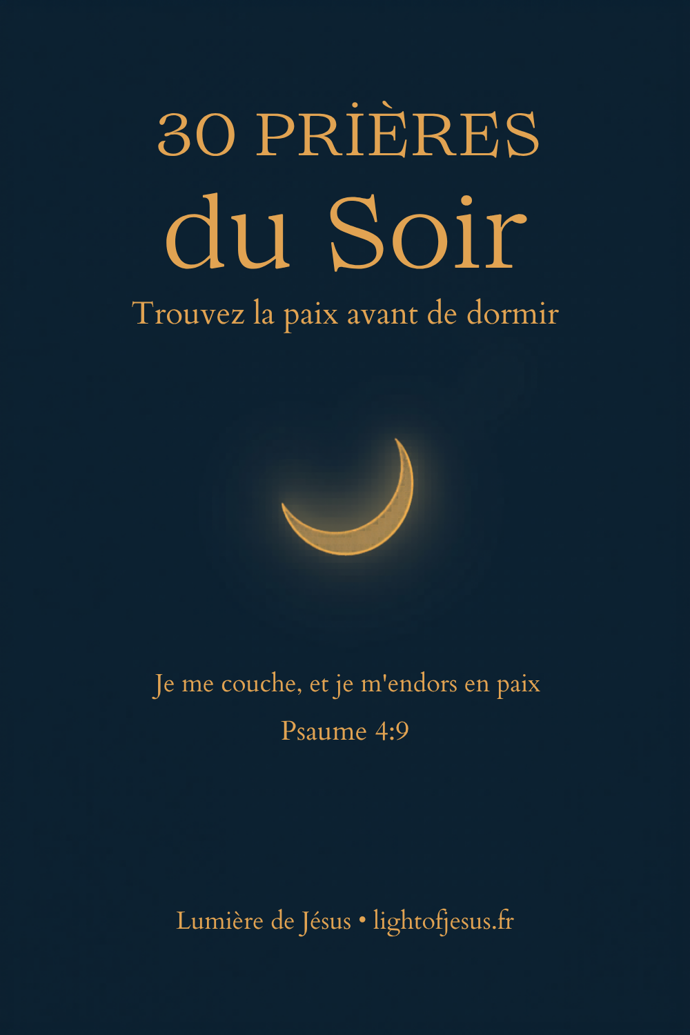 Prières du Soir - Dévotionnel 30 Jours
